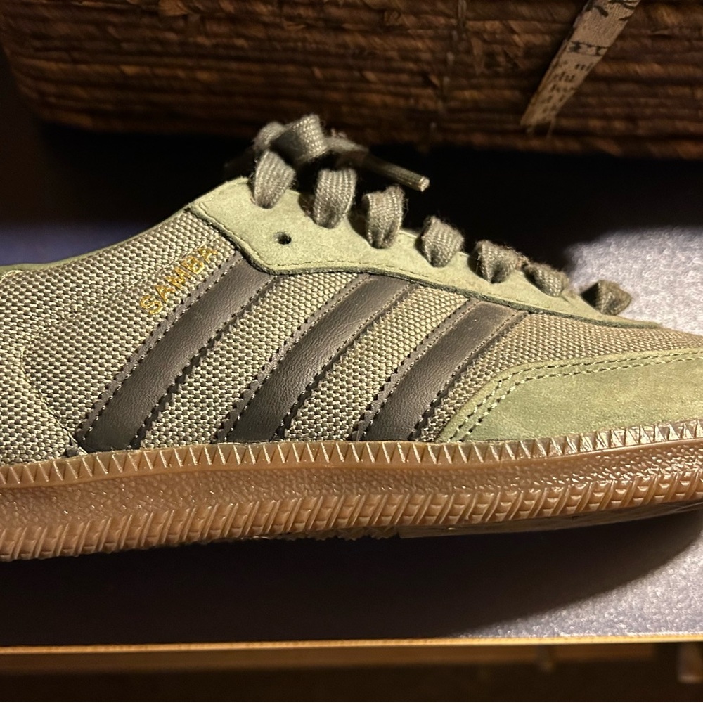 Adidas Olive and Black Casual Shoes